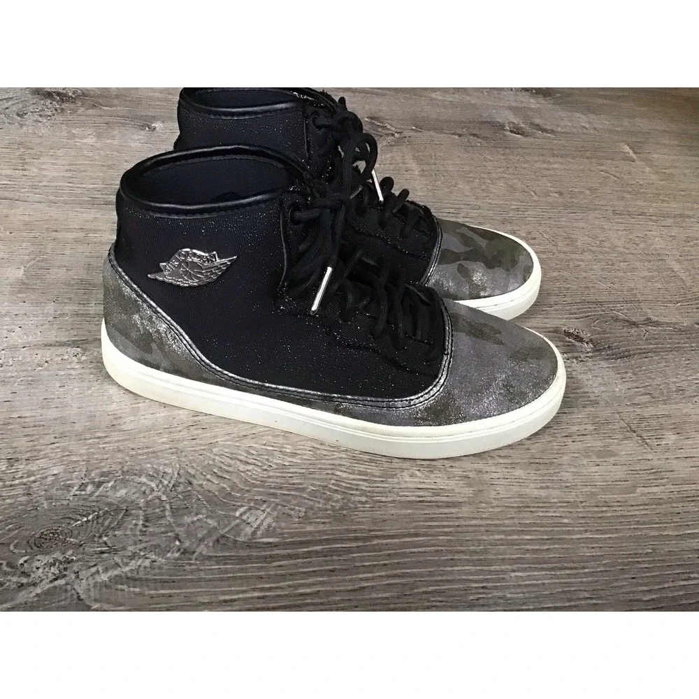 Nike Air Jordan Jasmine Premium GS Black Silver 807711-030 Youth 4.5Y
